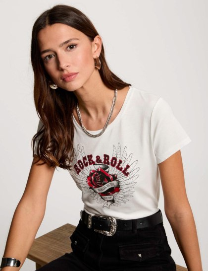 Morgan Bluzka DREBEL OFF WHITE