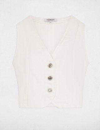 Morgan Kamizelka COKABI OFF WHITE