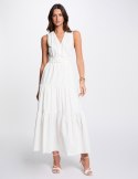 Morgan Dress RASKA OFF WHITE