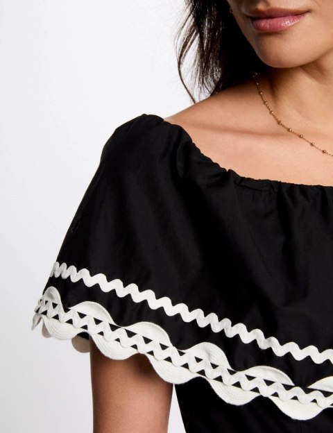 Morgan Dress RCAPRI NOIR/OFF WHITE Morgan Dress RCAPRI NOIR/OFF WHITE