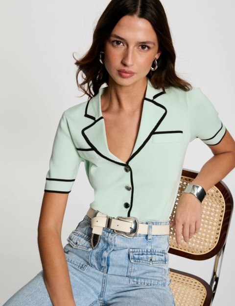 Morgan Sweater MEDIN ALOE/NOIR