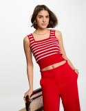 Morgan Sweater MPINKA MAGMA/OFF WHITE