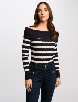 Morgan Sweter MSHEEL MAR/OFF WHITE
