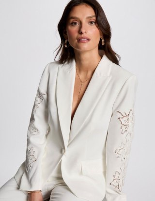 Morgan Żakiet VAPLI OFF WHITE