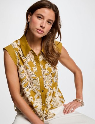 Morgan Shirt COILA DRIED TOBACCO