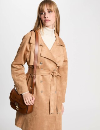 Morgan Coat GSUEDE COGNAC