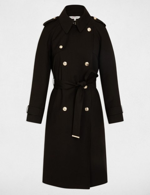 Morgan Płaszcz GTRENCH1 NOIR Morgan Płaszcz GTRENCH1 NOIR