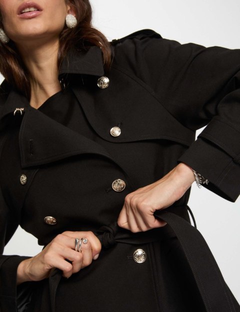 Morgan Płaszcz GTRENCH1 NOIR Morgan Płaszcz GTRENCH1 NOIR