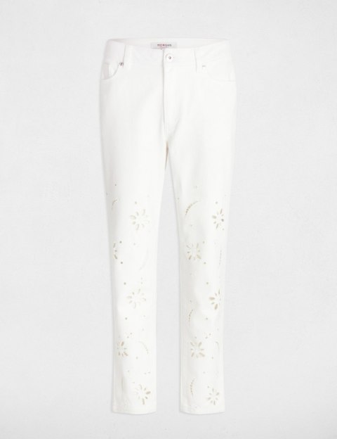 Morgan Spodnie PBRAD OFF WHITE