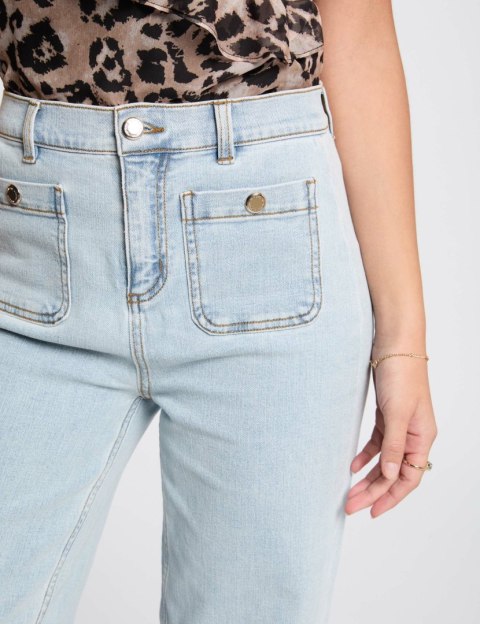 Morgan Spodnie PCLIC JEAN BLEACHED