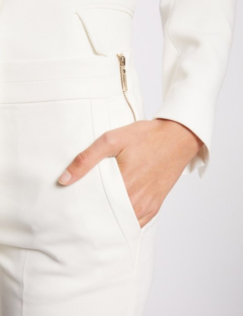 Morgan Spodnie PROSY.F OFF WHITE