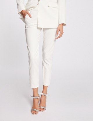 Morgan Spodnie PROSY.F OFF WHITE