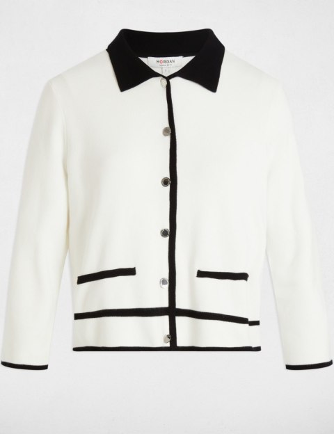 Morgan Sweater MJIM OFF WHITE/NOIR