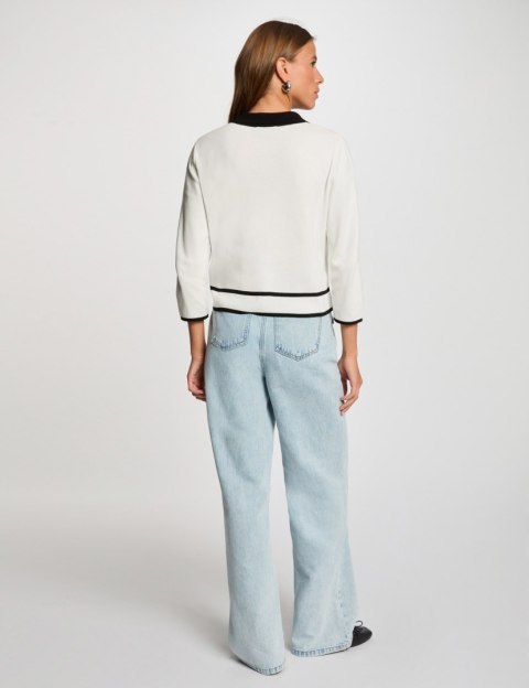 Morgan Sweater MJIM OFF WHITE/NOIR