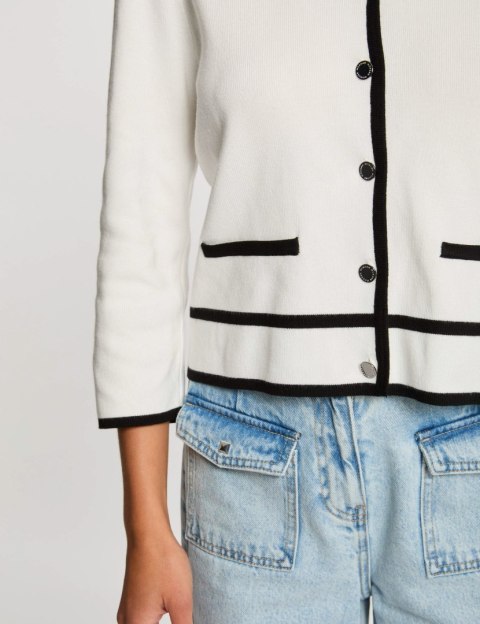 Morgan Sweater MJIM OFF WHITE/NOIR