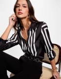 Morgan Koszula CLINE NOIR/OFF WHITE
