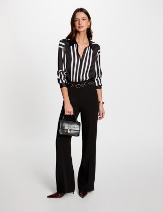Morgan Koszula CLINE NOIR/OFF WHITE