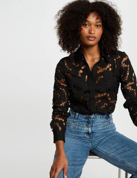 Morgan Shirt COCONU NOIR