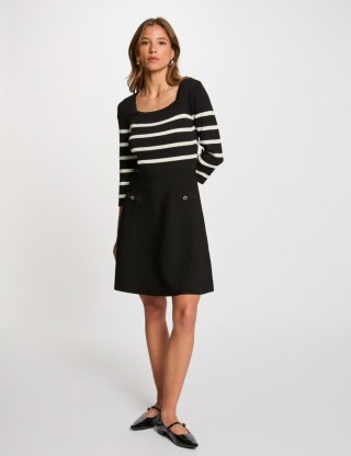 Morgan Dress RMPIA NOIR/IVOIRE
