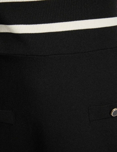 Morgan Dress RMPIA NOIR/IVOIRE