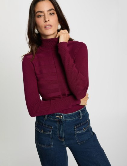 Morgan Sweter MENTOS.M PLUM
