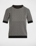 Morgan Sweater MSIX NOIR/OFF WHITE