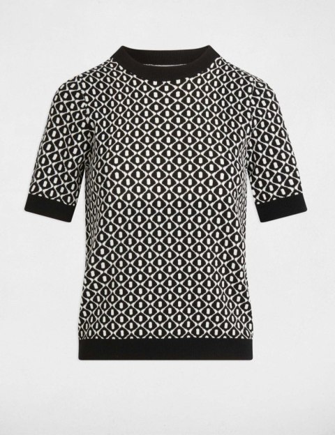 Morgan Sweater MSIX NOIR/OFF WHITE