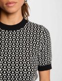 Morgan Sweater MSIX NOIR/OFF WHITE