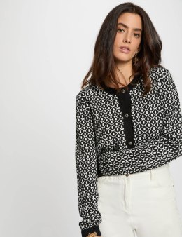 Morgan Sweater MSIXTA NOIR/OFF WHITE