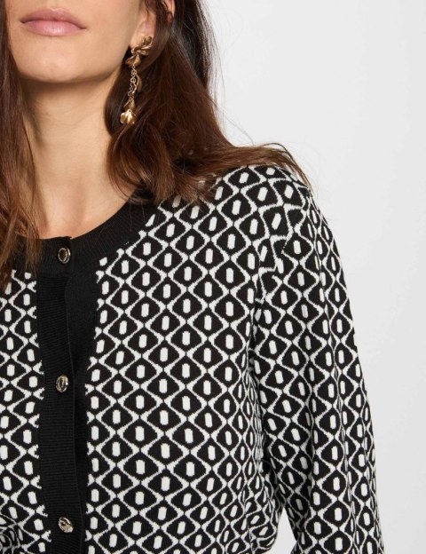 Morgan Sweter MSIXTA NOIR/OFF WHITE