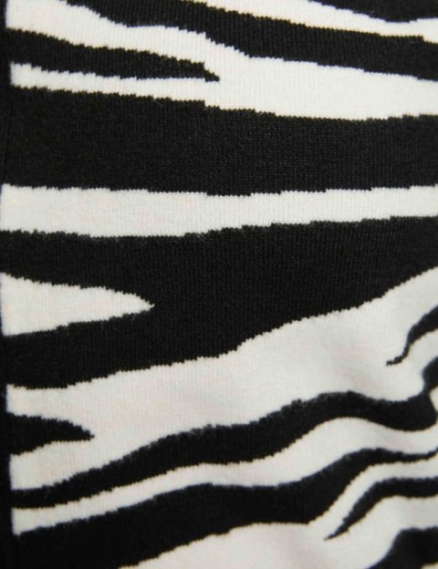 Morgan Sweter MZOO NOIR/OFF WHITE