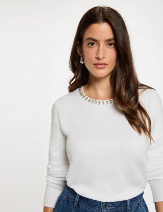 Morgan Sweter MBUI OFF WHITE