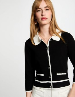 Morgan Sweater MJIM NOIR/OFFWHITE