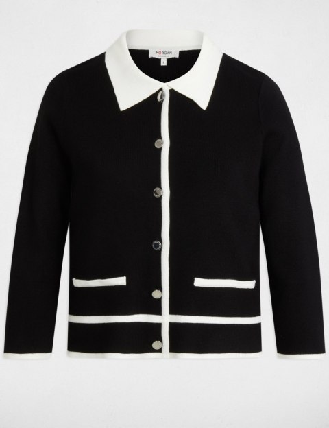 Morgan Sweater MJIM NOIR/OFFWHITE