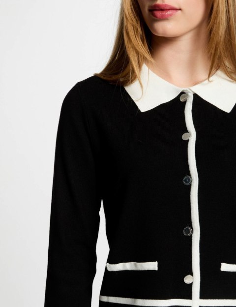 Morgan Sweater MJIM NOIR/OFFWHITE