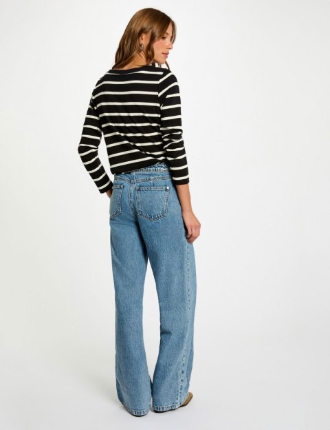 Morgan Bluzka TBATO NOIR/OFF WHITE