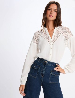 Morgan Blouse TNICOLE OFF WHITE