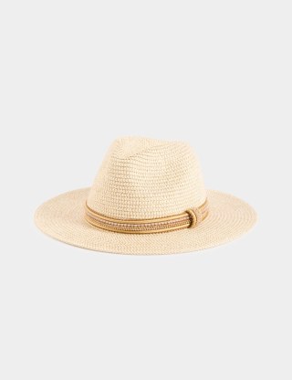 Morgan Kapelusz 5CHAPA BEIGE