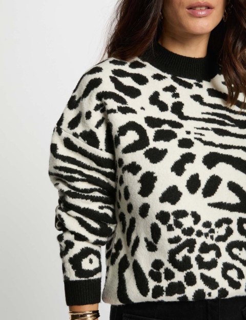 Morgan Sweater MFELIXA IVOIRE/NOIR