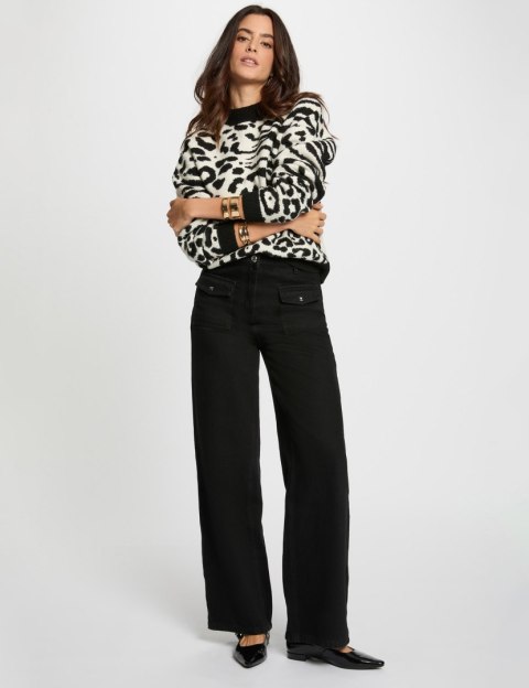 Morgan Sweater MFELIXA IVOIRE/NOIR