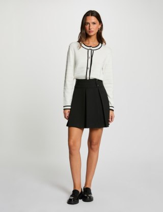 Morgan Sweter MLIO OFF WHITE/NOIR