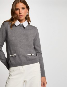 Morgan Sweter MSHIRTA GRIS ANTHRACIT