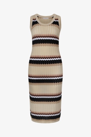 Artigli Sukienka ACAB004465 BEIGE NERO