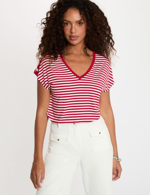 Morgan Bluzka DIVA OFF WHITE/ROUGE