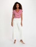 Morgan Bluzka DIVA OFF WHITE/ROUGE