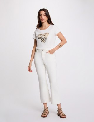 Morgan Spodnie PAKELO1 OFF WHITE