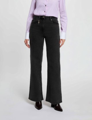 Morgan Spodnie PEVE DENIM NOIR