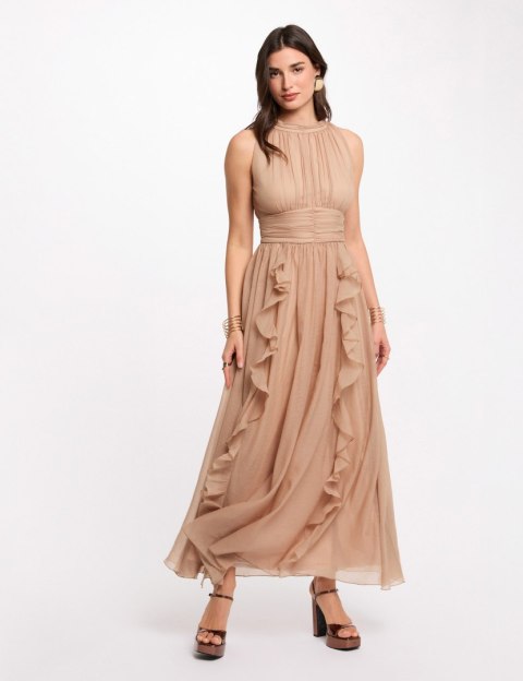 Morgan Dress RFLAM WARM TAUPE
