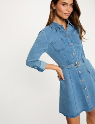 Morgan Sukienka RODEX DENIM STONE