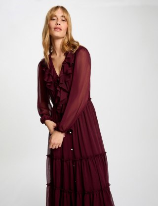 Morgan Dress ROMANCE PRUNE